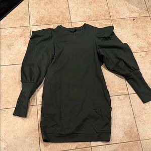 Ted Baker Dark Green Long Sleeve Dress